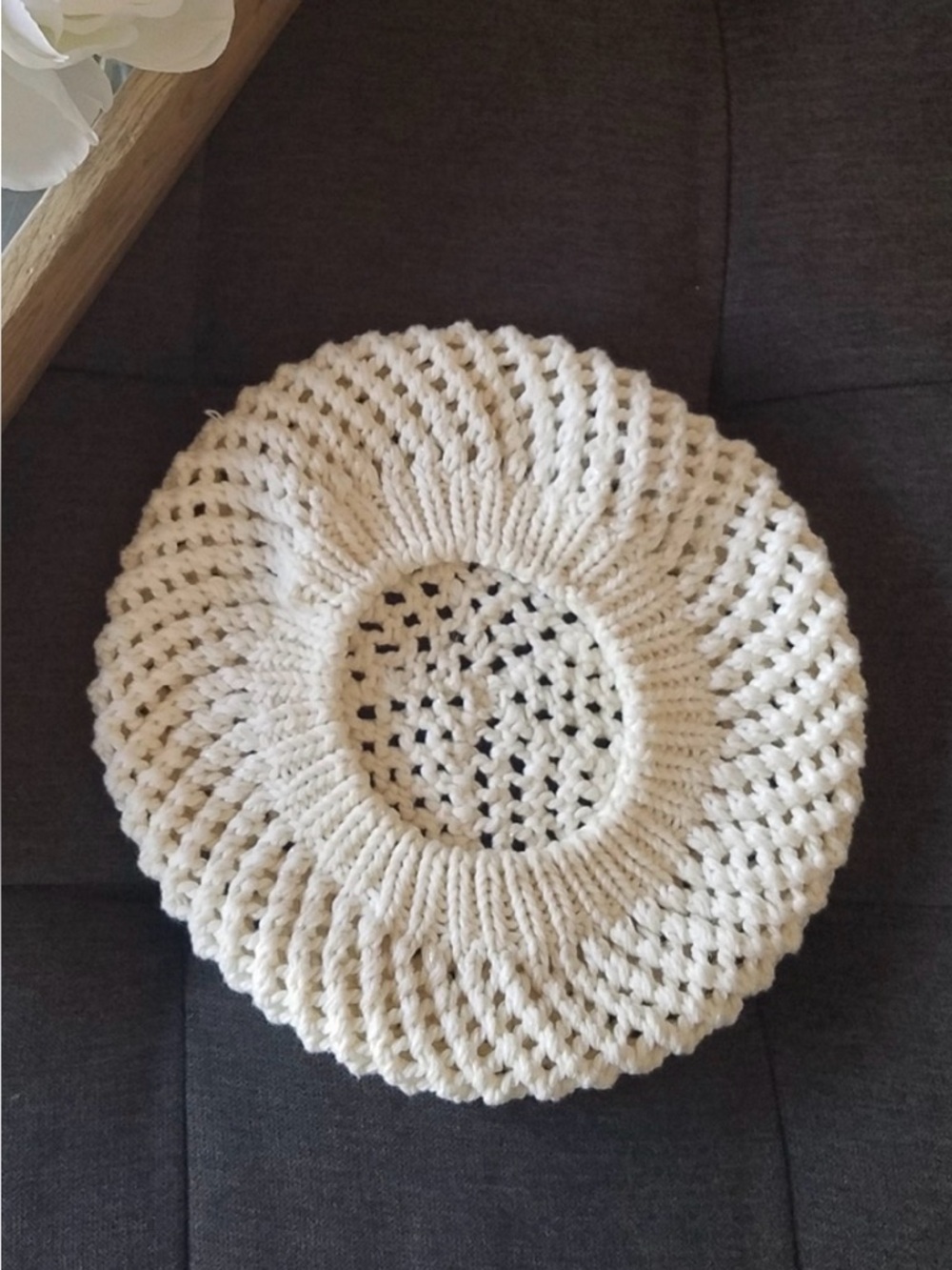 Crochet Beret Hat from London NWOT